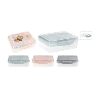 Fremragende Houseware frokostboks med dressing cup 3 assorti