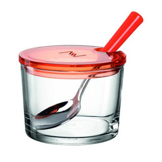 Montana jampot met lepel oranje | 2 stuks