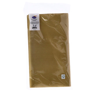 Duni tablecloth gold 138 x 220 cm | 5 pieces