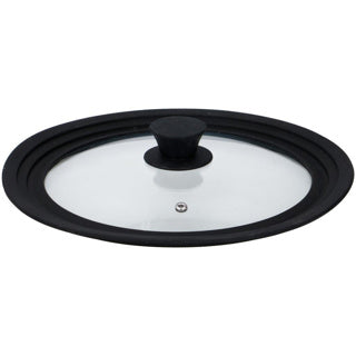 Alpina Lid 28 cm; Vidrio con borde de silicona