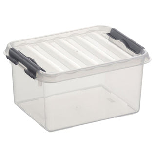 Sunware q-line storage box 2l transparent