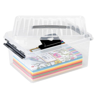 Scatola portaoggetti Sunware q-line 15l trasparente | 3 pezzi