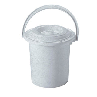 Seau de toilette Curver 10l gris clair