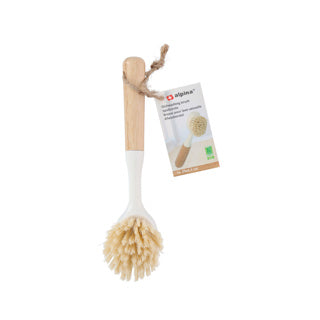 Cepillo lavavajillas Alpina crema de bambú