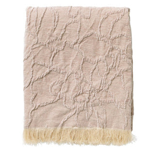 Decoración holandesa Florina a cuadros 140 x 180 cm piedra pómez