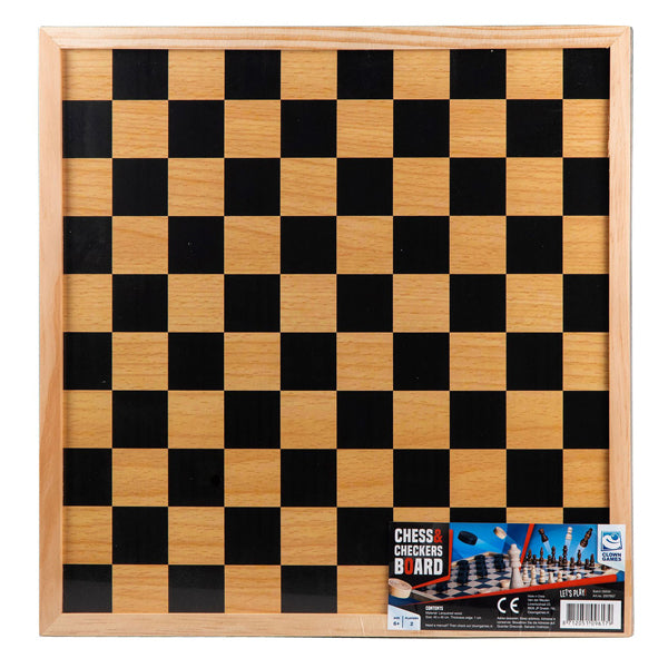 Clown games checkers chess board