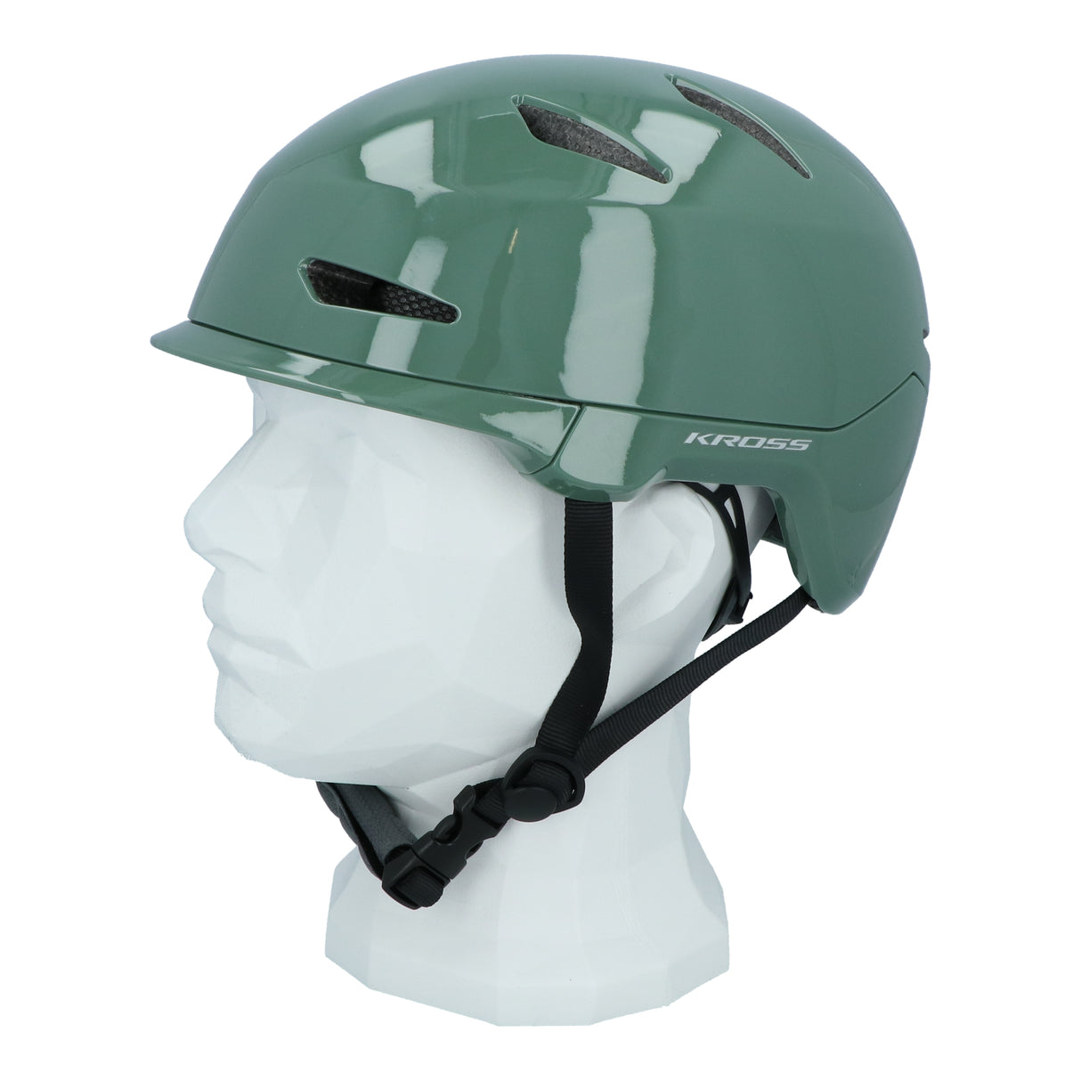 Kross Bicycle Helmet City Capitalo L (58-61 cm) - Green