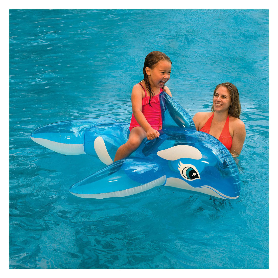 Intex - Ride à baleine animale gonflable - 152 x 114 cm