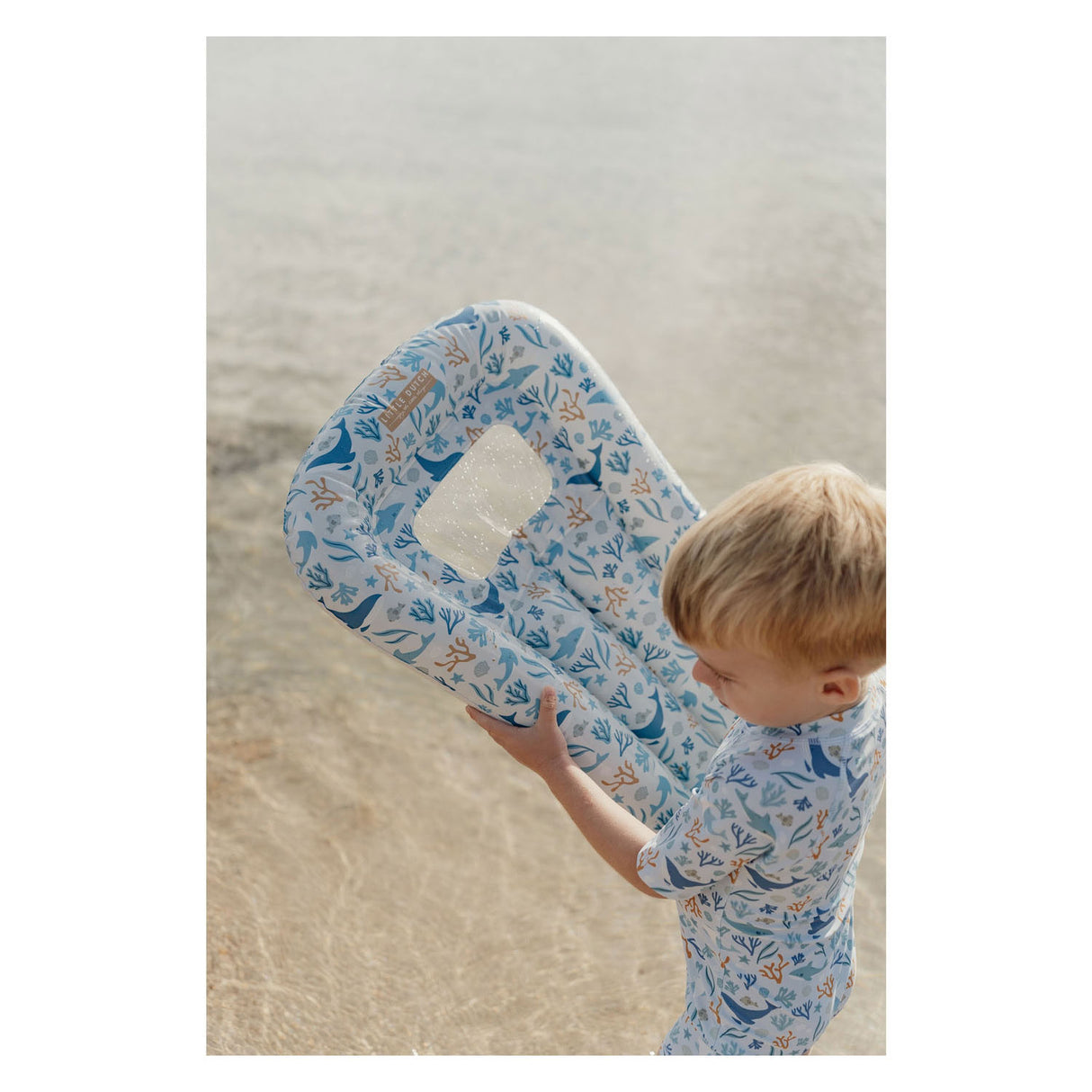 Син надуваем матрак Little Dutch Ocean Dreams