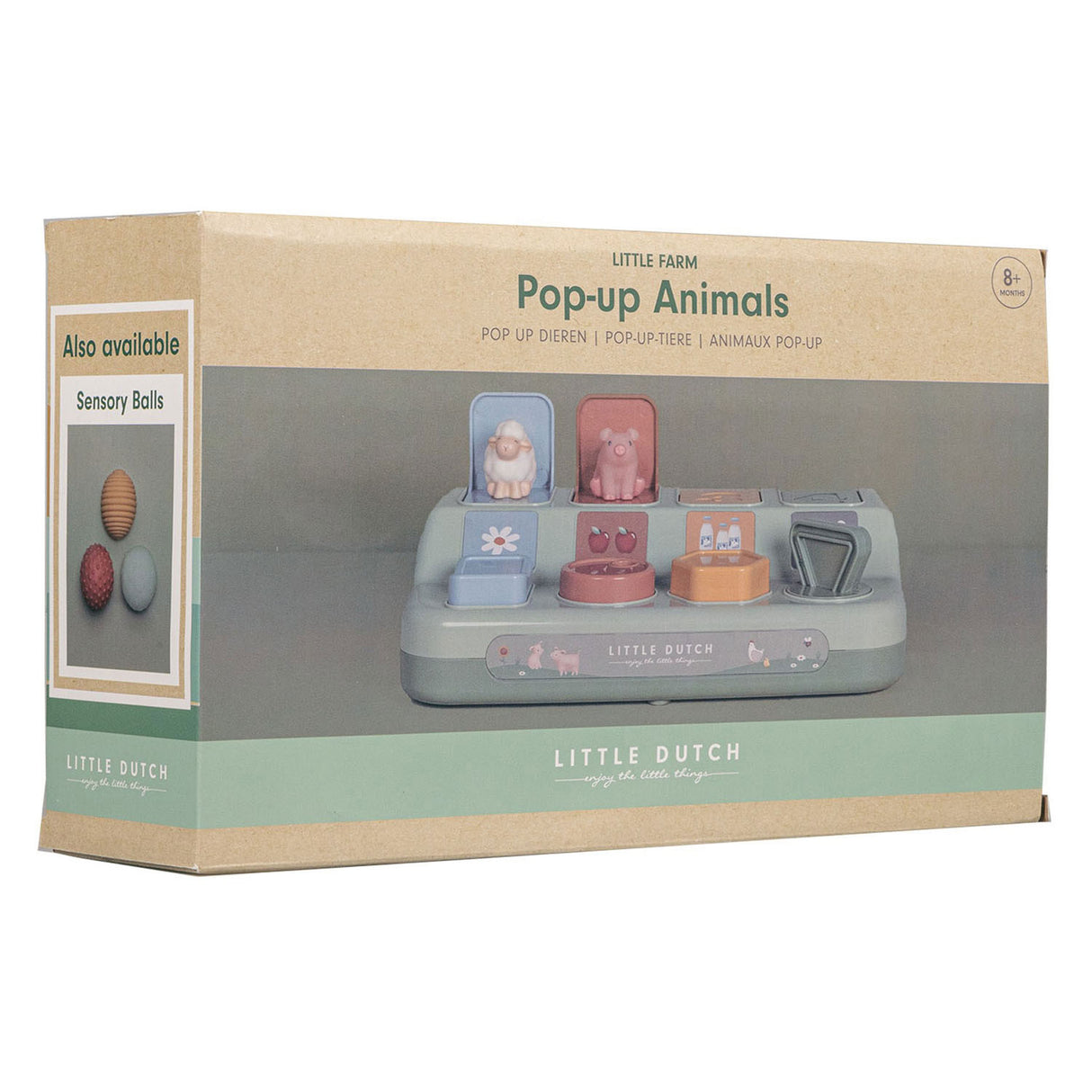 Kleine holländische Pop-Up-Bauernhoftiere