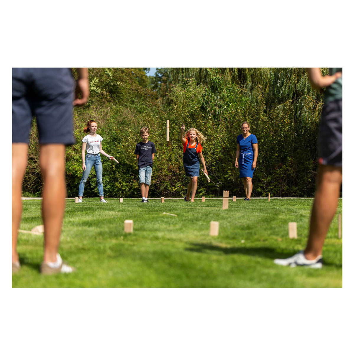 Utendørs lek Tre Kubb Game Official