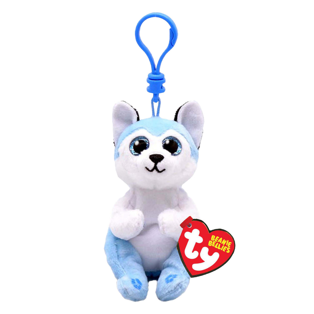 Ty beanie baby maver klip thunder husky, 10 cm