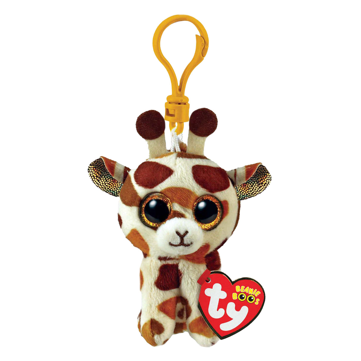Ty beanie boo's clip stylter giraff, 7cm