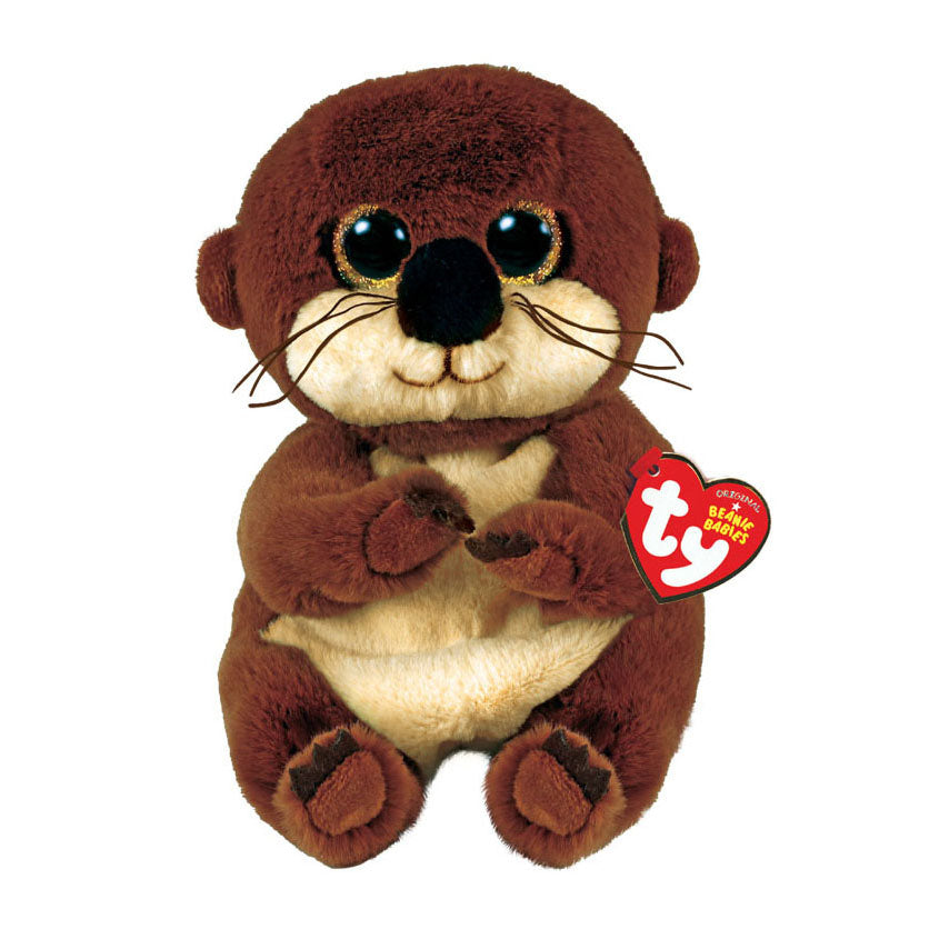 Ty beanie babies vientres mitch otter, 15cm