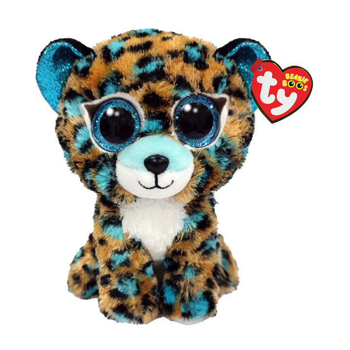 Ty Beanie Boo's Kobaltleopard, 15 cm