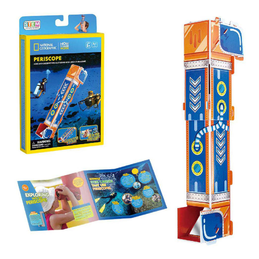 Divertimento cubico puzzle 3d periscopio con stelo geografico nazionale