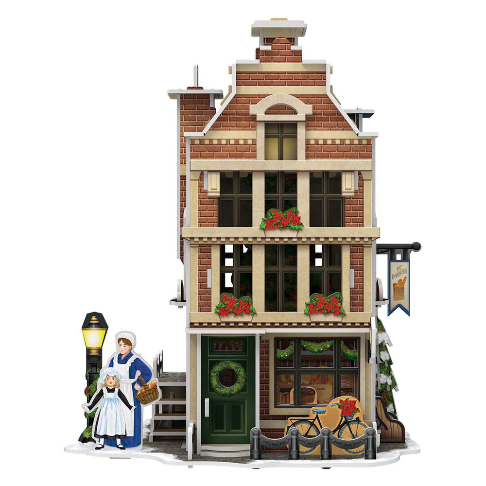 Cubic Fun 3D Puzzle Hollanse Bakery avec éclairage LED