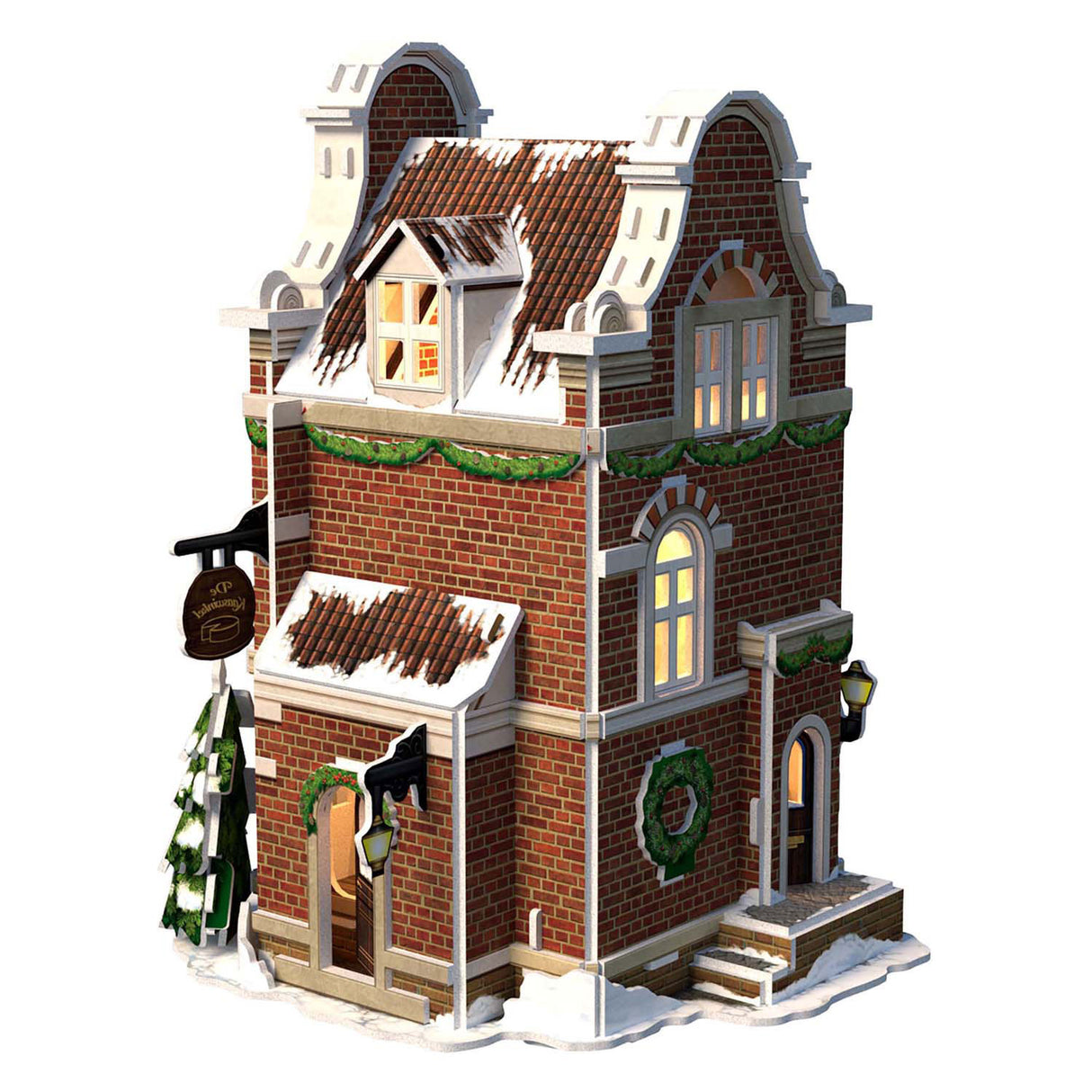 Siopa cáise bhfreagra ciúbach 3D spraoi le soilsiú LED