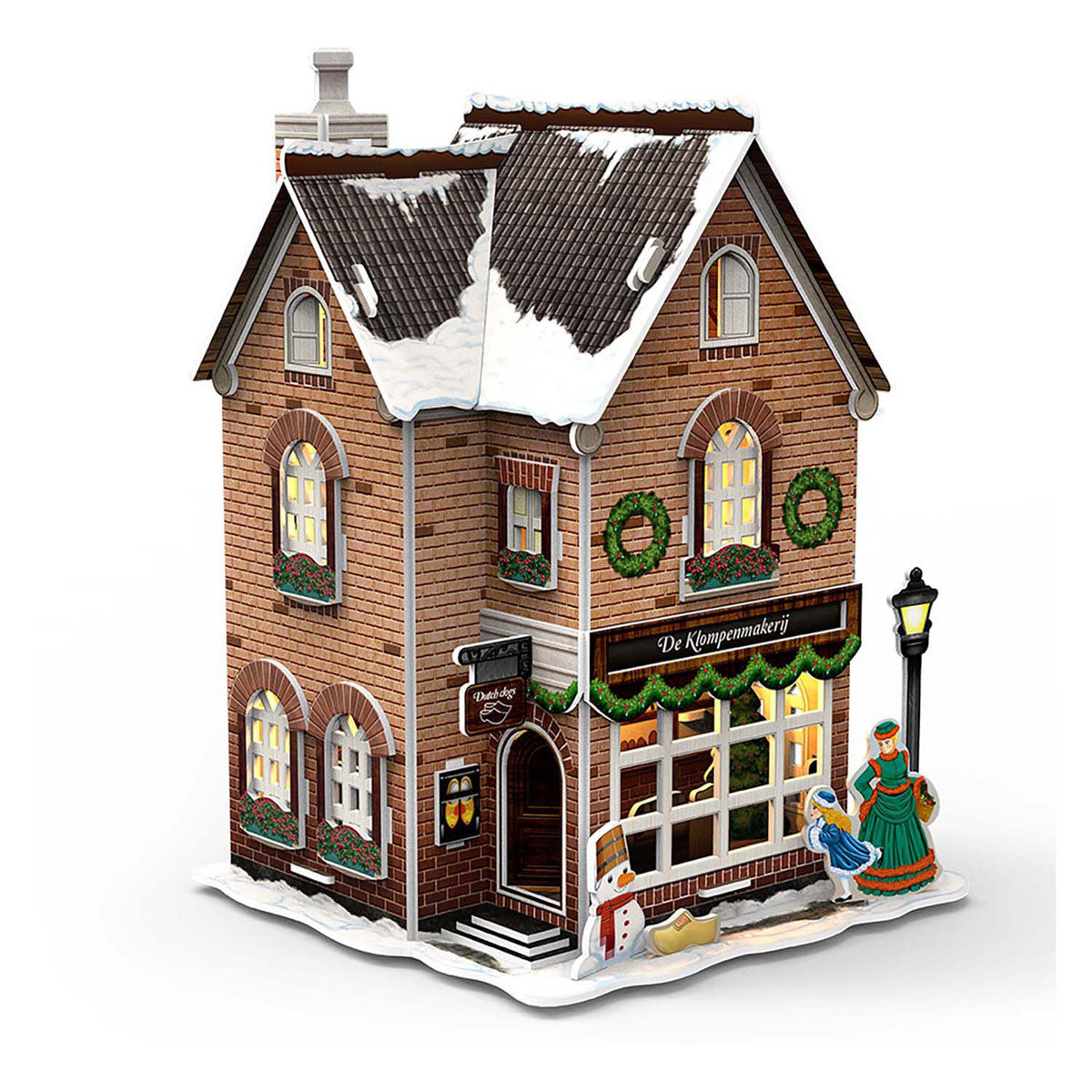 Kubesch Spaass 3D Puzzel Clog Fabréck mat LED Beliichtung