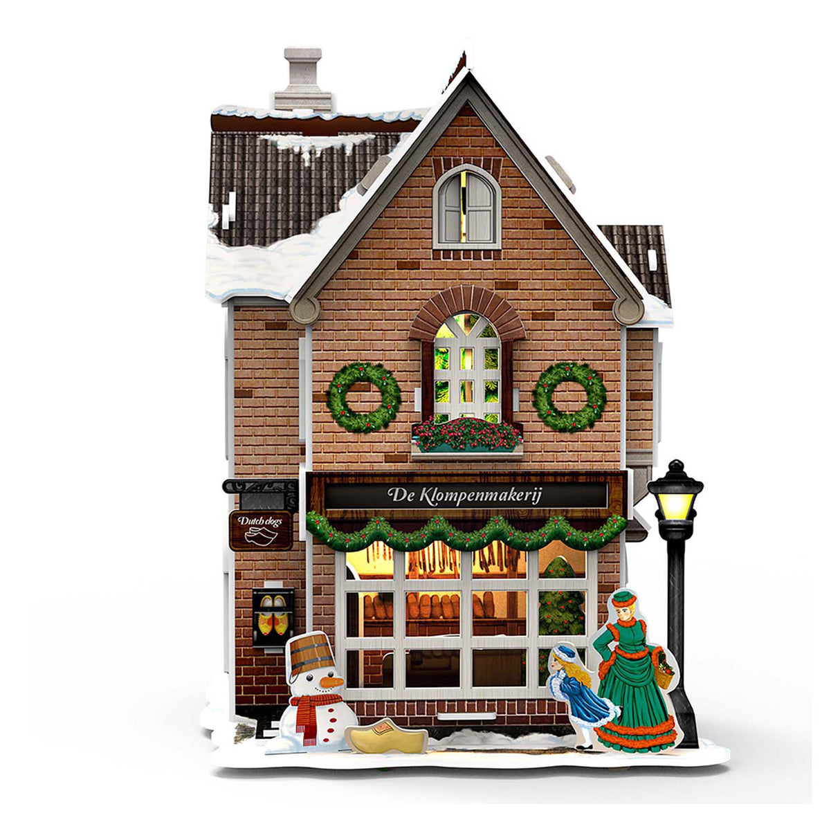 Kubesch Spaass 3D Puzzel Clog Fabréck mat LED Beliichtung