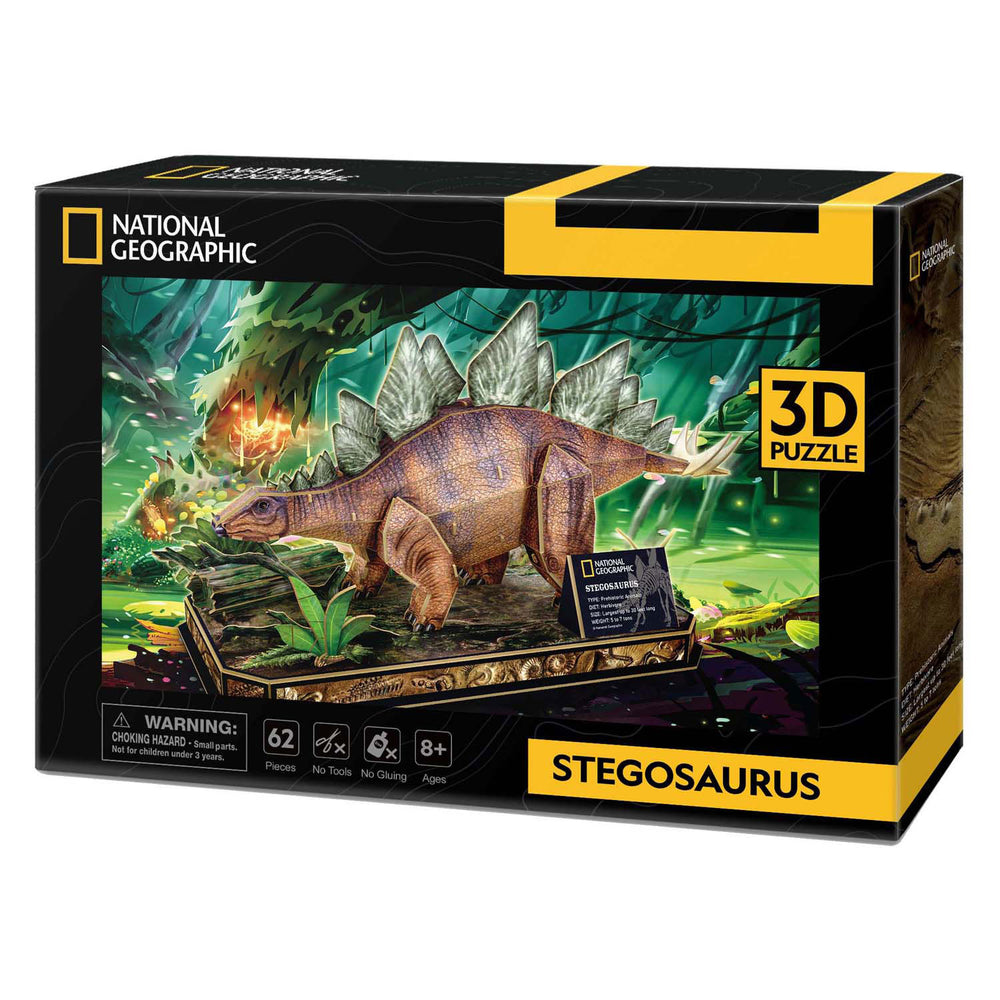 Cubic fun 3d puzzle national geographic stegosaurus