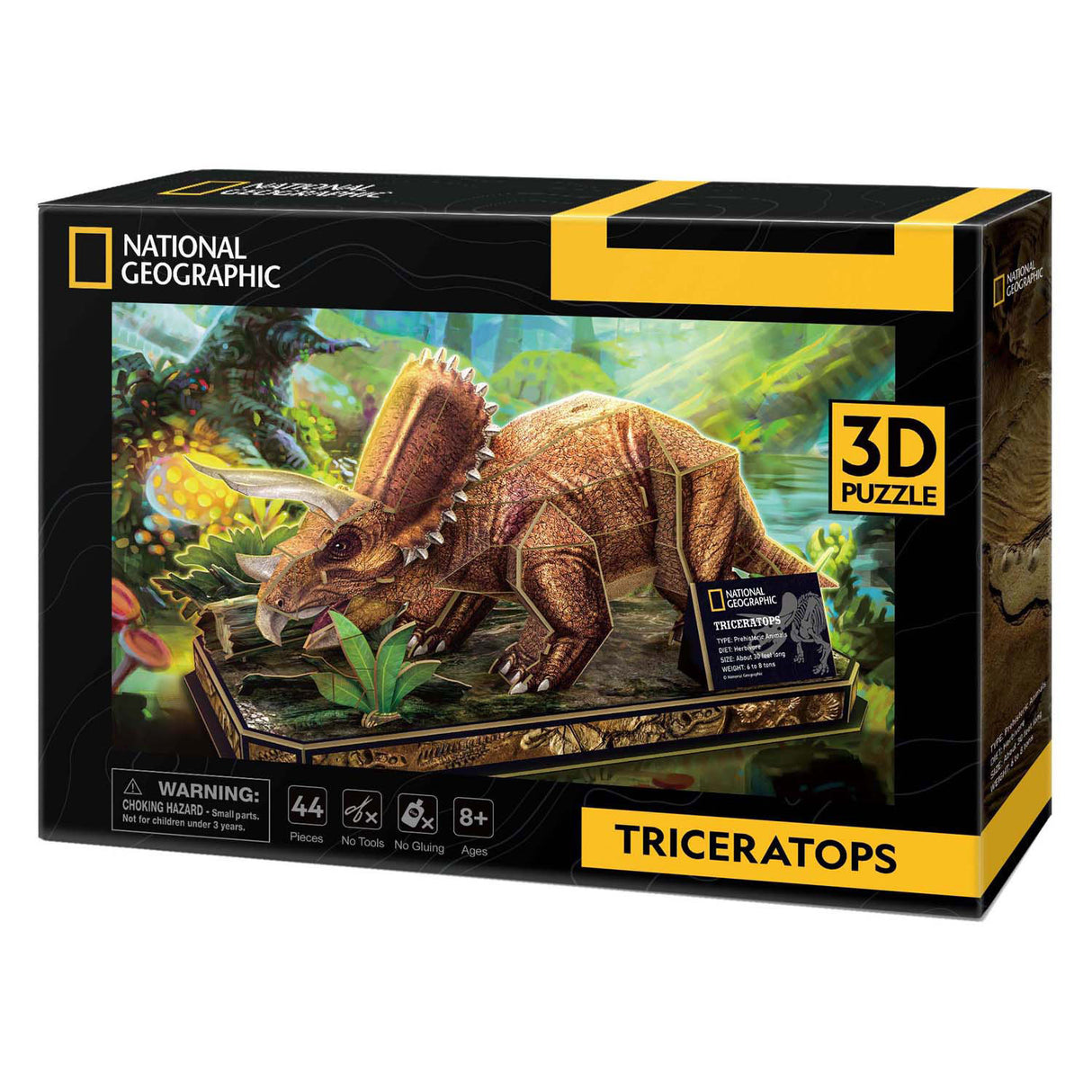 Cubic fun 3d puzzel national geographic triceratops
