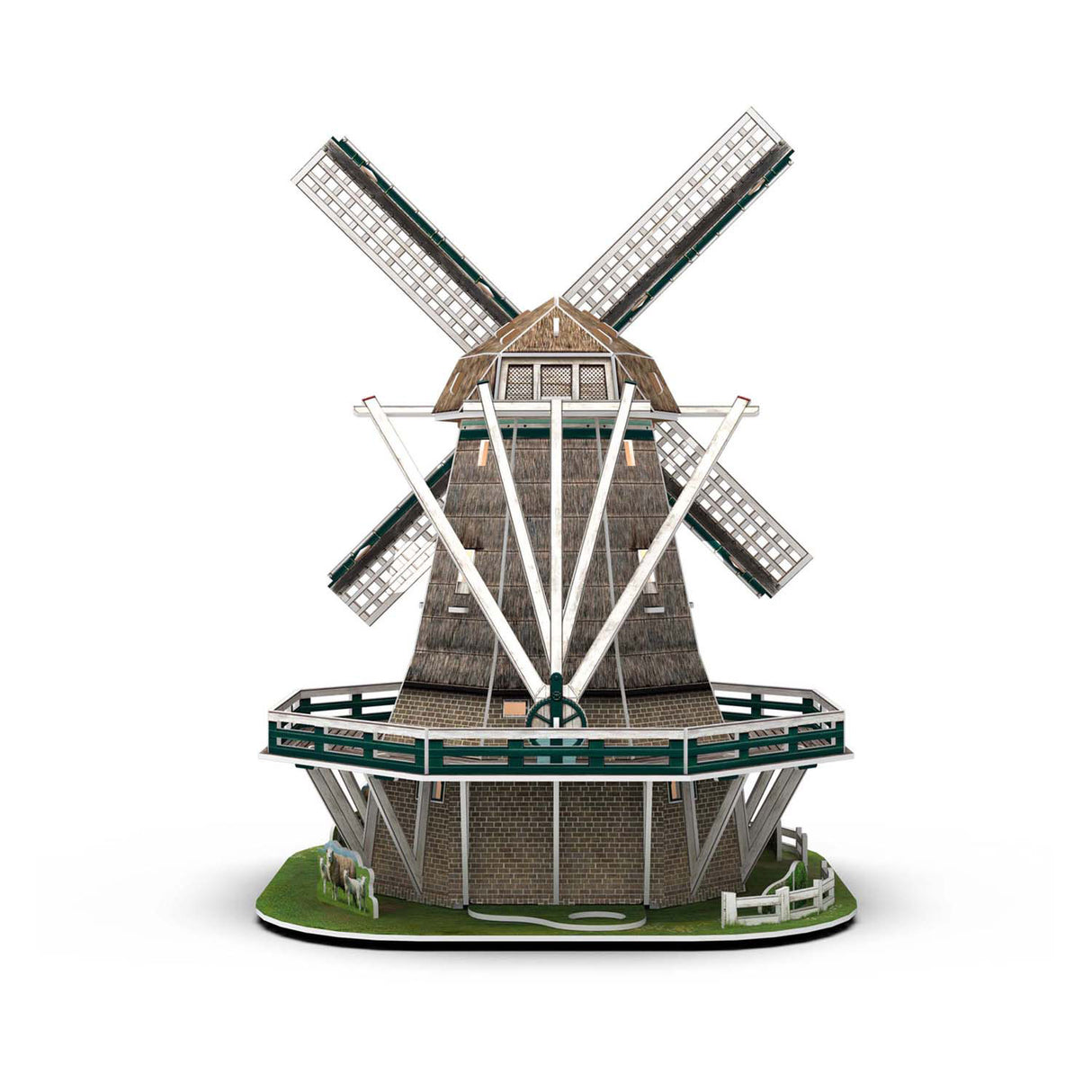 Cubic fun 3d puzzel molen led - 65st.
