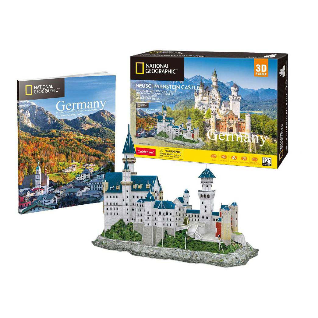 Cubic Fun 3D Puzzle National Geographic Neuschwanstein Schloss