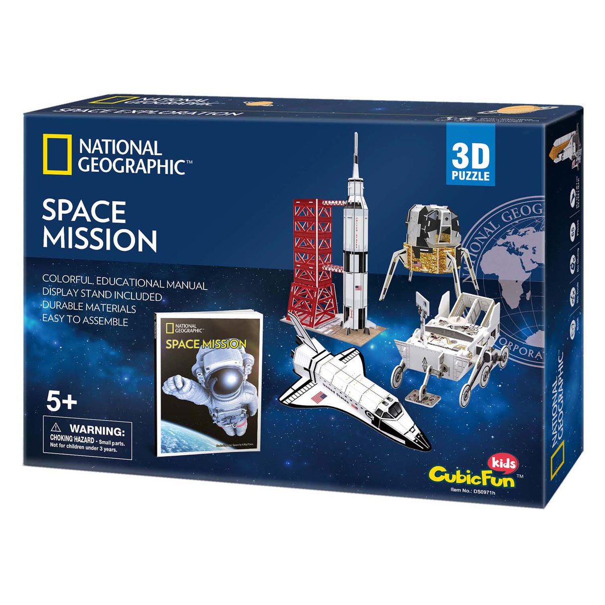 Cubic Fun 3D Puzzle National Geographic Space Mission