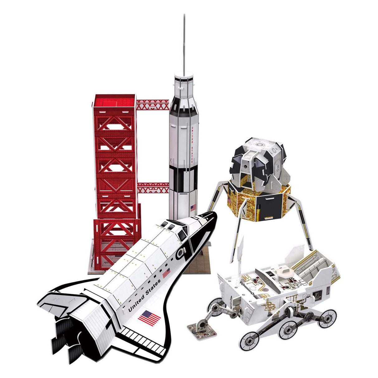 Kubična zabavna 3D puzzle misija National Geographic Space