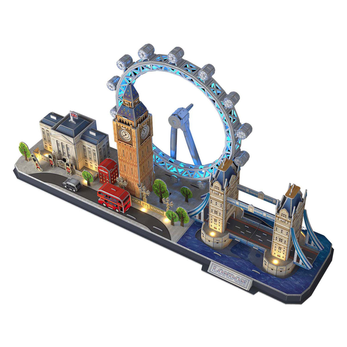 Cubic fun 3d puzzel city line london led, 107st.