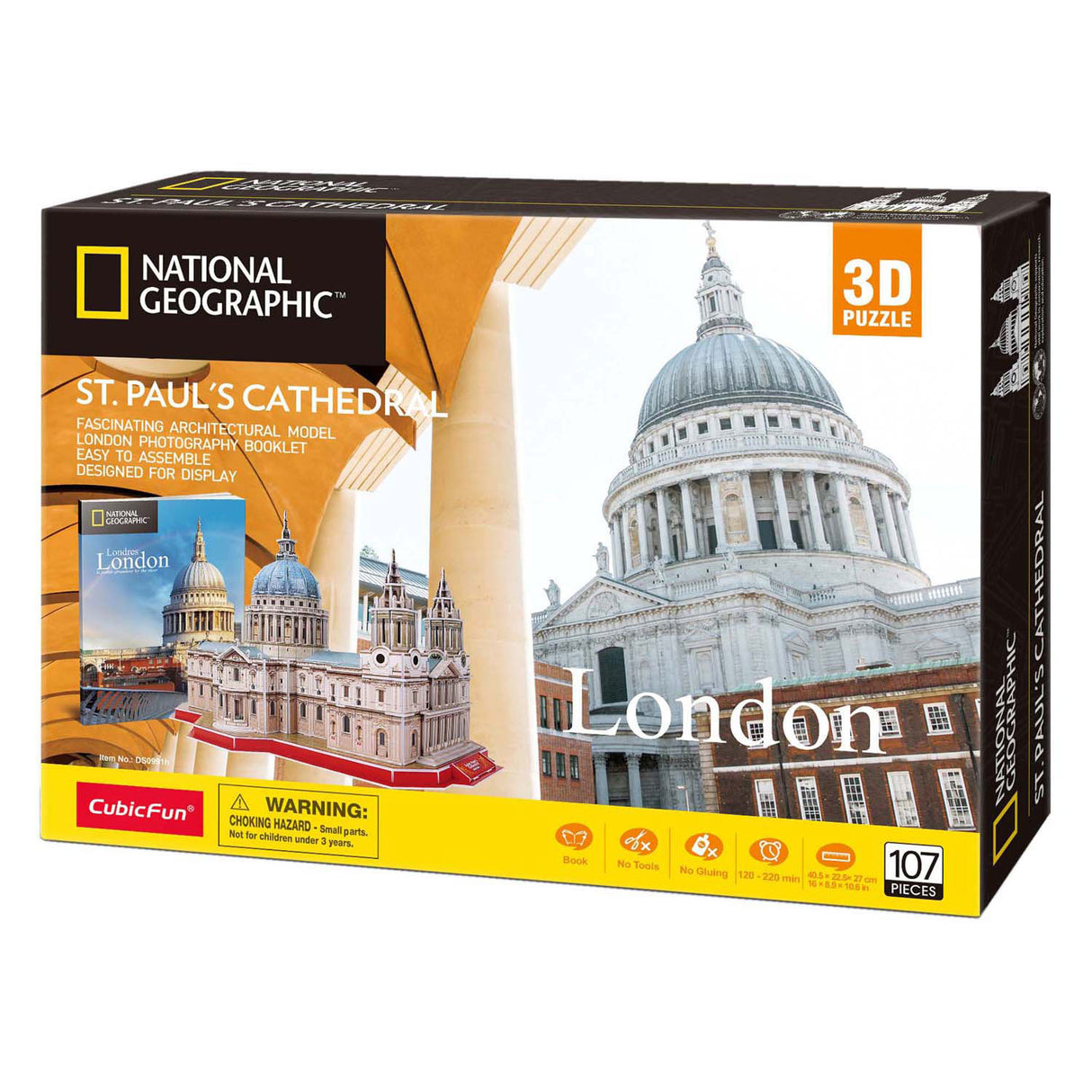 Cubic fun 3d puzzle national geographic st. pavelska katedrala