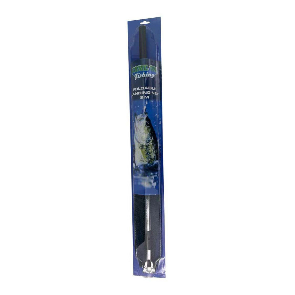 Game on fishing folding landing net, 2m
