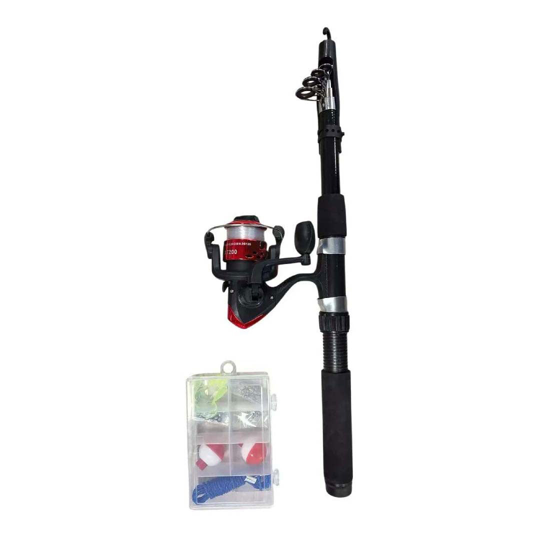 Game on fishing starterset deluxe in bewaartas