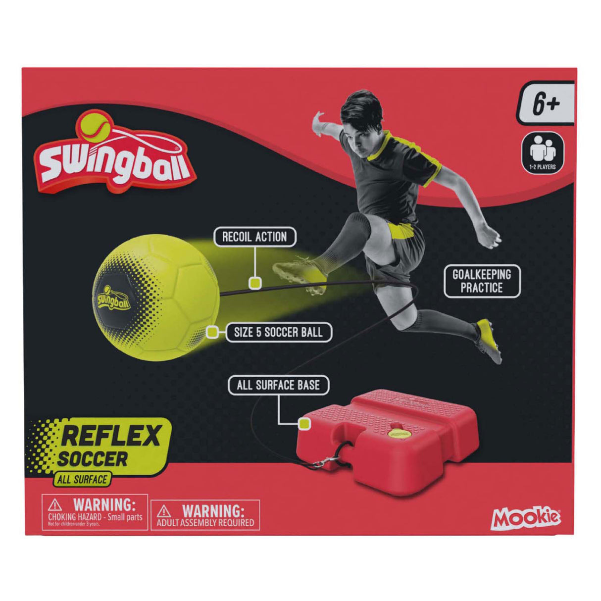 Mookie swingball reflex soccer football coach