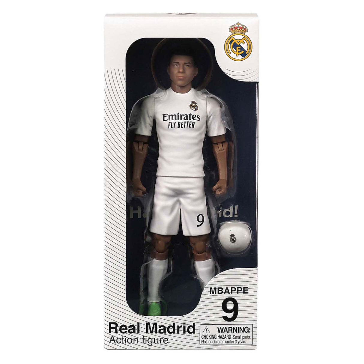 Fodboldfigur real madrid kylian mbappe, 20 cm