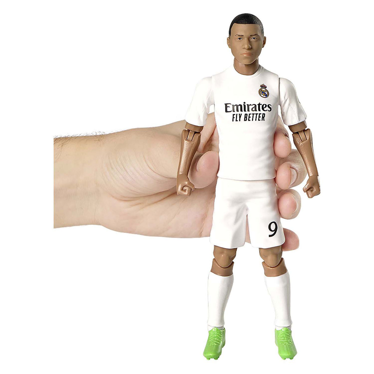 Figura di calcio real madrid kylian mbappe, 20 cm