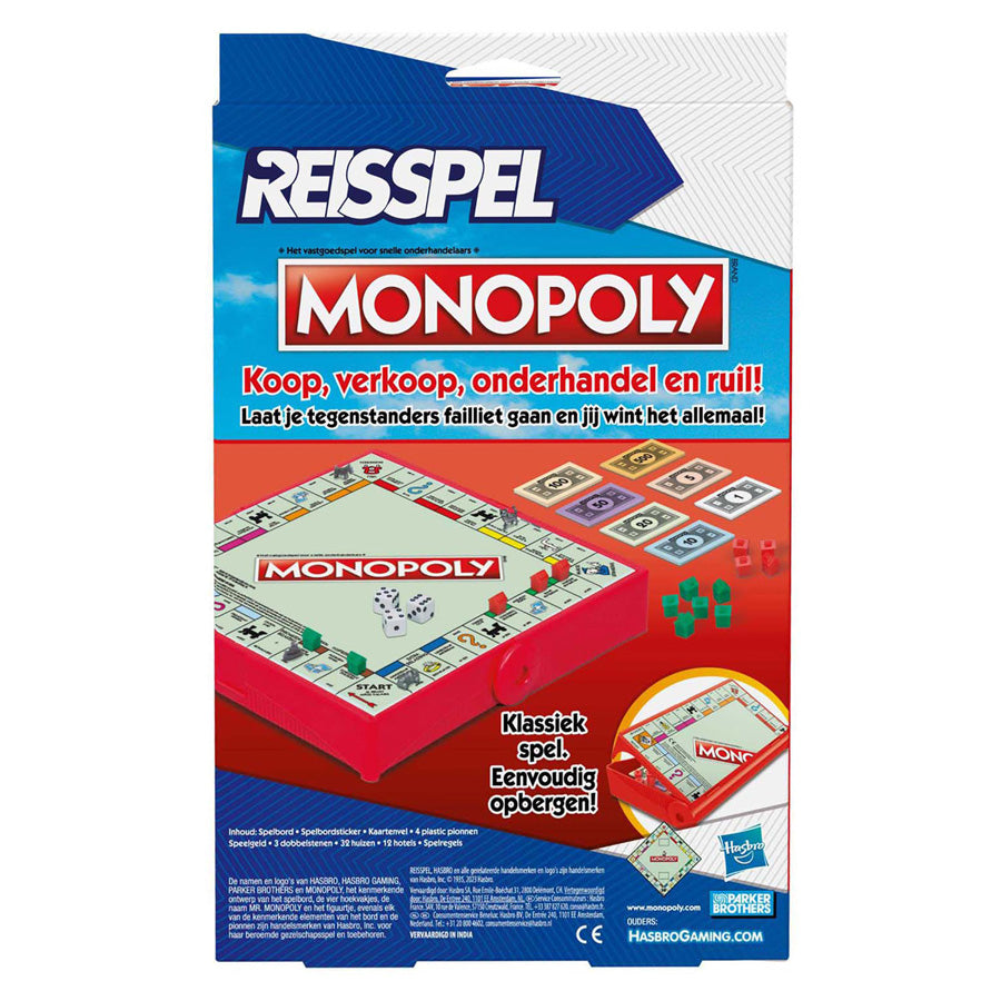 Monopolio del viaggio di gioco Hasbro | 2 pezzi