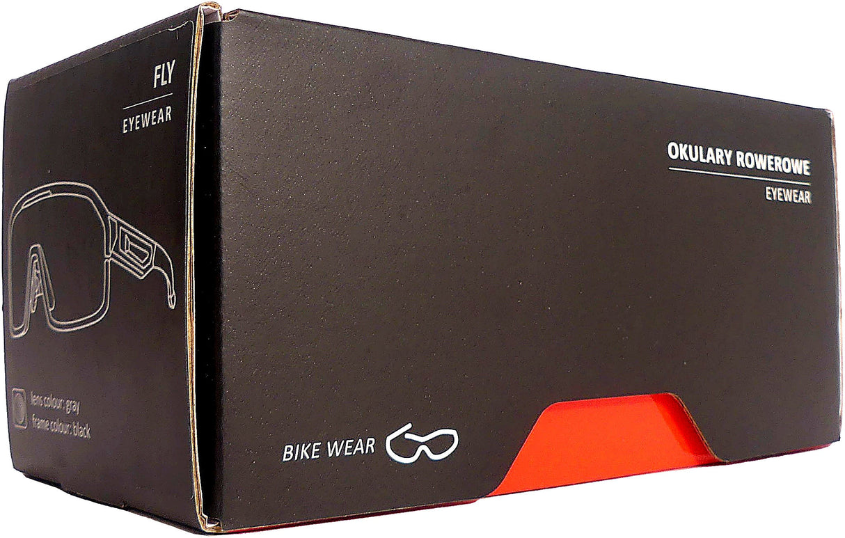 Kross cycling glasses fly uv400 photochromic lenses - black frame