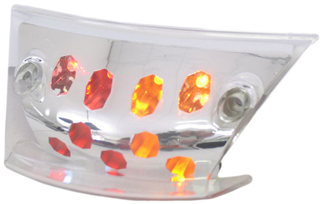 Edge Rear Light 'Led' + indicator Piaggio Zip 2000 with clear glass