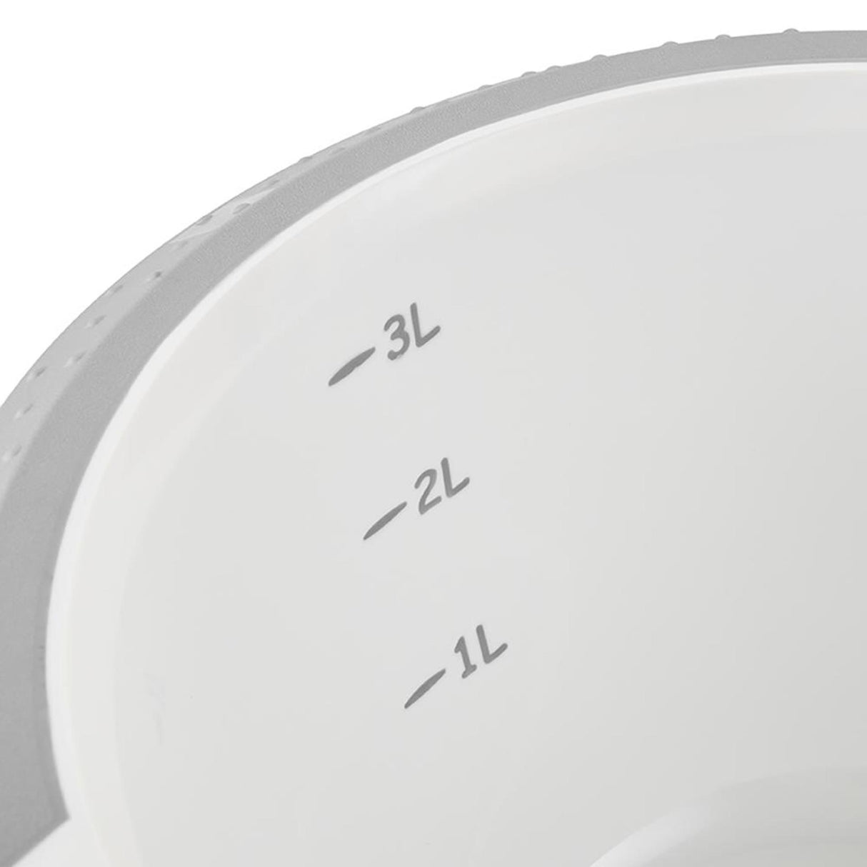 Keeeper mengkom anti-slip 3,5l wit grijs