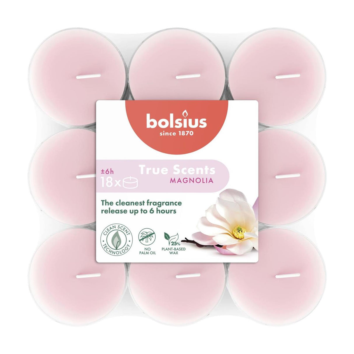 Bolsius geurtheelichten 18st magnolia