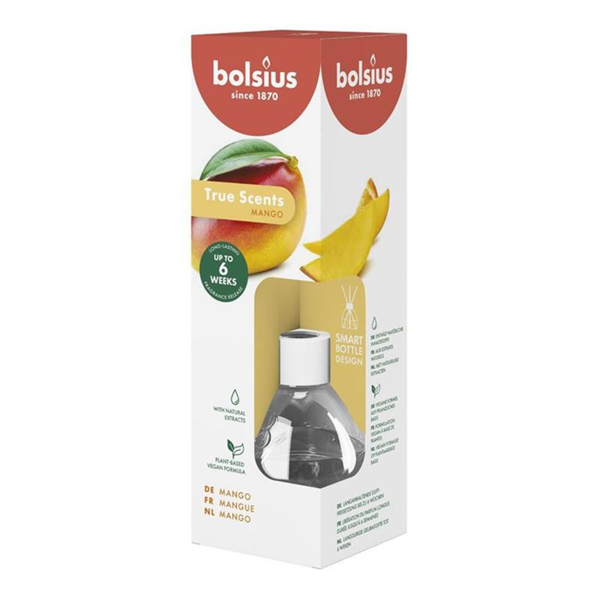 Bolsius True Scents Duftsticks exotische Mango 60 ml