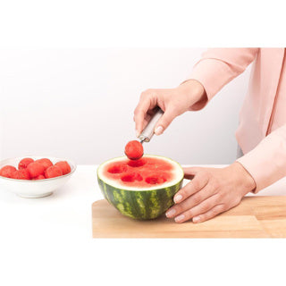 Profil de cuillère à melon Brabantia en acier inoxydable | 2 pièces