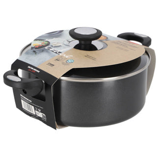 Beka pro induc kookpan met glazen deksel 24 cm