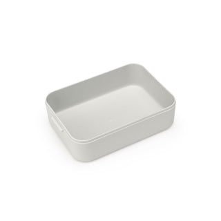 Brabantia lunchbox make take medium light gray