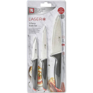 Amefa Richardson Sheffield knife set 3-piece