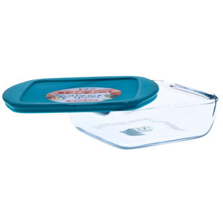 Pyrex Cook y almacene 1L cuadrado 20 x 17 cm con tapa