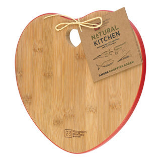 Bamboo cutting board amore 23x24.5x1.1 cm