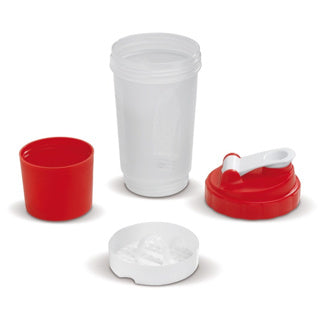 Shaker Plastic con compartimento di stoccaggio